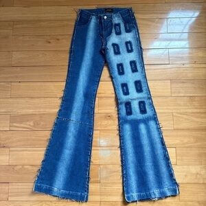 Low rise Blue Flare Jeans